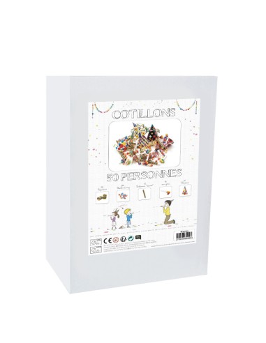 Boite cotillons 50 personnes